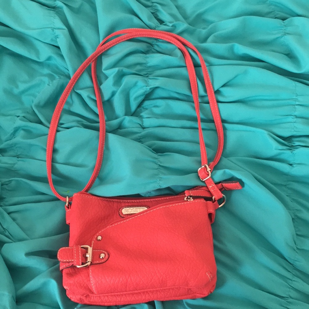 Small Pink Rosetti Crossbody